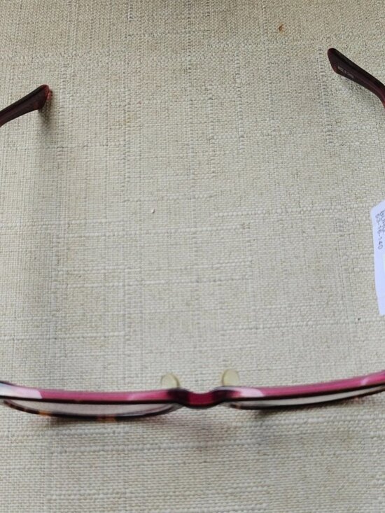Women Eyeglasses Burgundy Eyewear Silicon Adjustable Nose Pad No Slip $54 main image 9